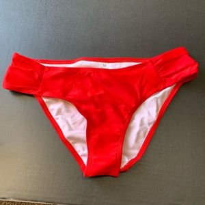 New GRND red bikini bottom M